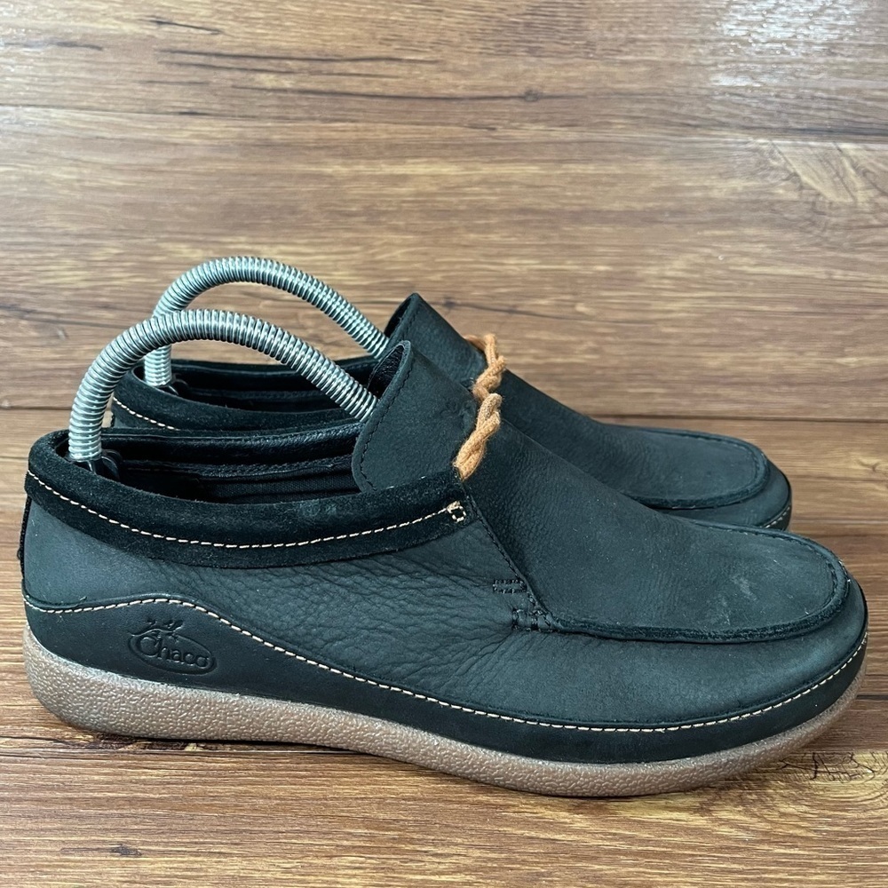 Chaco Pineland Black Leather Oxfords Sneakers Women’s‎ Size 8 Shoes